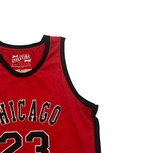 Evolution In Design Mens Sz 6X Chicago Bulls #23 Michael Jordan Greatest Tanktop - Picture 14 of 14